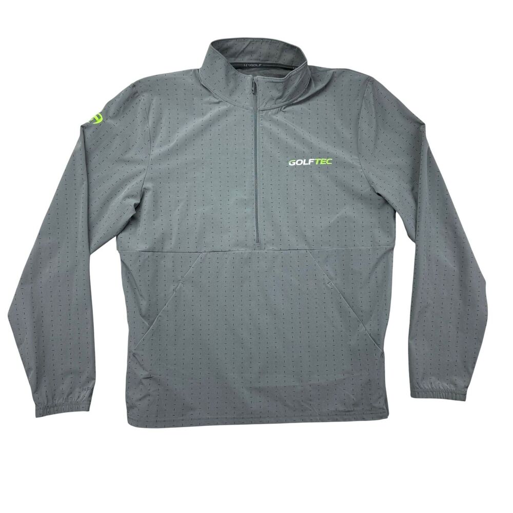 Under Armour Pullover Men's Medium Gray Golf 1/2 Zip Shirt Loose Fit Outdoor Top